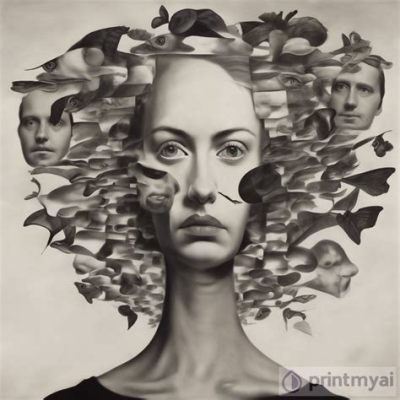 The Weight of Dreams, Surrealist Portraits Exploring Identity and Memory!